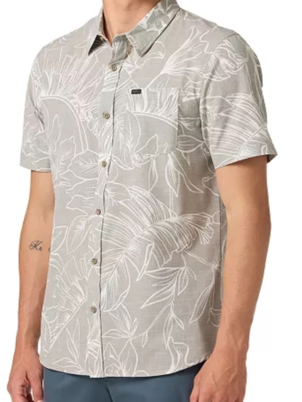 O'Neill Men's Traveler UPF Traverse Short-Sleeve Shirt